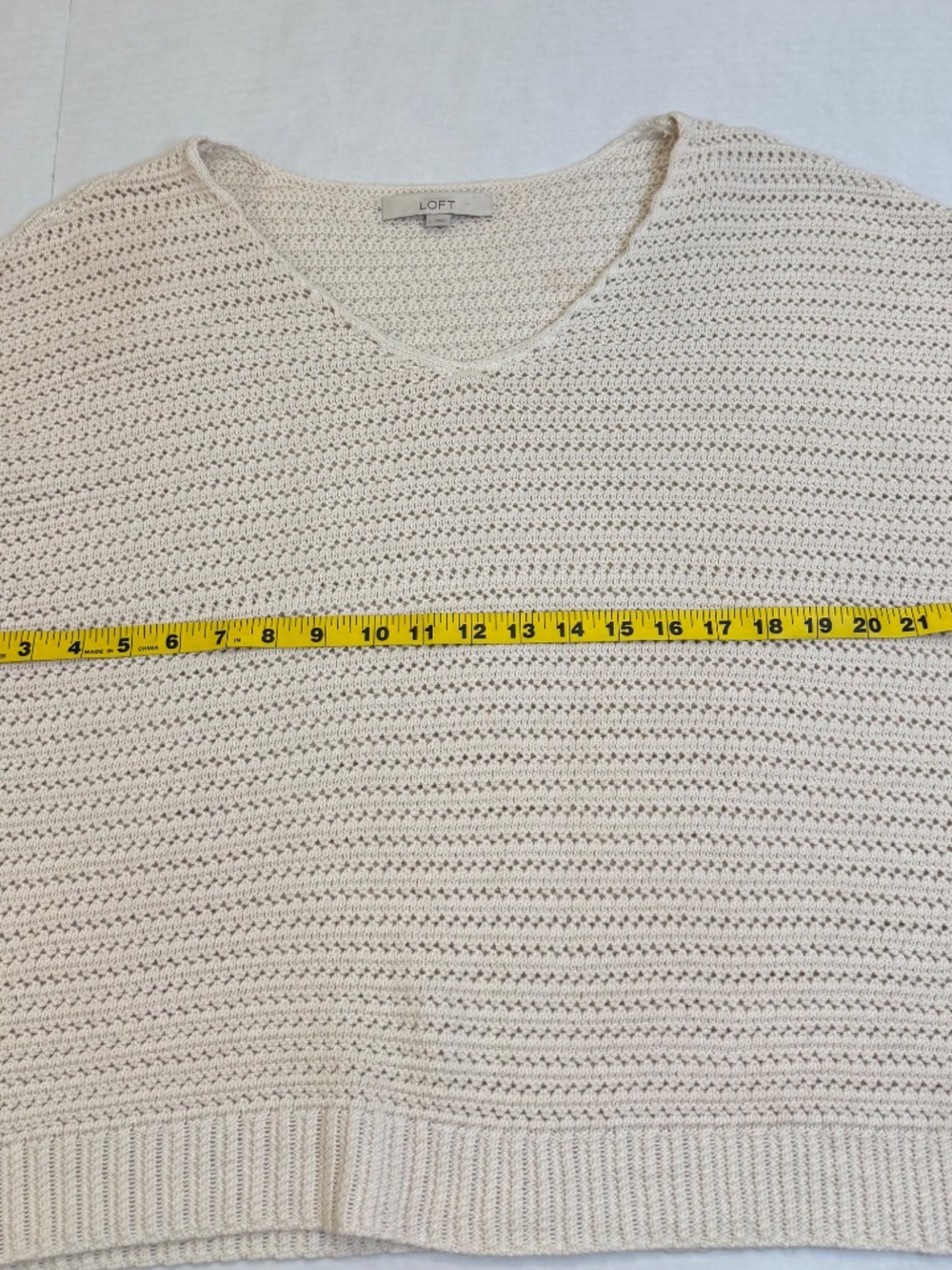 Loft 100% Cotton Top Size Large - Picture 6 of 7
